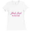 newly single Ladies Fitted T-Shirt