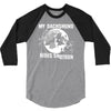 my dachshund rides shotgun 3/4 Sleeve Shirt