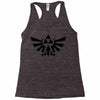 zelda logo black logo Racerback Tank