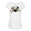 ruff patch rescue mascot Maternity Scoop Neck T-shirt