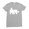 rude jigsaw ideal birthday present or gift Ladies Fitted T-Shirt