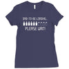 dad to be loading please wait new Ladies Fitted T-Shirt