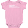 immature definition Baby Onesie