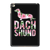 dachshund floral iPad Mini 4
