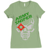 army sniper Ladies Fitted T-Shirt