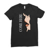 come here Ladies Fitted T-Shirt