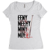 eeny meeny miny moe Women's Triblend Scoop T-shirt