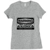 may contain alcohol Ladies Fitted T-Shirt