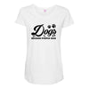Dogs Because People Suck Maternity Scoop Neck T-shirt
