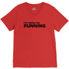 i'd rather be running funny cool run runner marathon sport athlete shi V-Neck Tee