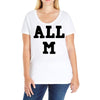 all m Ladies Curvy T-Shirt