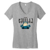 chillax like a Women's V-Neck T-Shirt