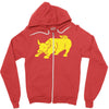 bull spain espana football animal tee all present sz new Zipper Hoodie