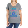 I am a Thyroid Cancer Survivor - What's Your Superpower? Ladies Curvy T-Shirt