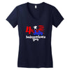 happy independence day the united states Women's V-Neck T-Shirt