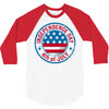 usa fourth of july 3/4 Sleeve Shirt
