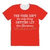 the tree isn't the only getting lit this christmas All Over Women's T-shirt