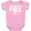 what does the fox say Baby Onesie
