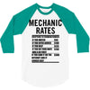 mechanic labour rates 3/4 Sleeve Shirt