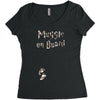 Muggle On Board Hunter Women's Triblend Scoop T-shirt
