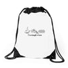 i'm a simple woman Drawstring Bags