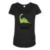 Brother Saurus Maternity Scoop Neck T-shirt