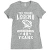 The Fishing Legend Reeling Them In For 40 Years Ladies Fitted T-Shirt