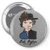 Bob Dylan Then and Now Pin-back button