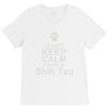 pets shih tzu V-Neck Tee
