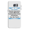 Dear Daddy, Thanks for Being my Dad Baby Boy Letter to Father Samsung Galaxy S7