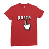 Copy Paste Matching Ladies Fitted T-Shirt