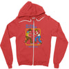 my first knife fight Zipper Hoodie