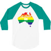 Vote Yes-Australia Marriage Equality 3/4 Sleeve Shirt