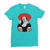 nun fuck Ladies Fitted T-Shirt