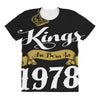 kings are born in 1978 All Over Women's T-shirt