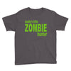 daddy's little zombie hunter Youth Tee