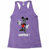 mickey mouse la face cachee en Racerback Tank
