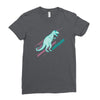 ask me about dinosaurs Ladies Fitted T-Shirt