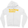 bowling sucks Zipper Hoodie