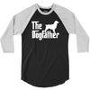the dogfather english springer spaniel white 3/4 Sleeve Shirt