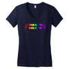 unicorns,i want to believe,fantasy,mythical,unicorns Women's V-Neck T-Shirt