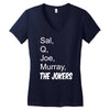 sal q joe &amp; murray Women's V-Neck T-Shirt