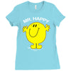 mr happy Ladies Fitted T-Shirt