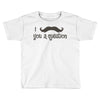 mustache Toddler T-shirt