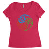 balance of power clearance Women's Triblend Scoop T-shirt