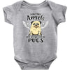 angel pug [converted] Baby Bodysuit
