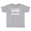rescue love Toddler T-shirt
