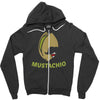 mustachio Zipper Hoodie