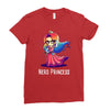nerd princess Ladies Fitted T-Shirt