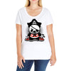 pirate panda Ladies Curvy T-Shirt